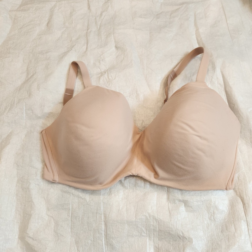 Wacoal 852189 Soft Embassy Underwire T-Shirt Bra Nude Beige 36DD 80E Support